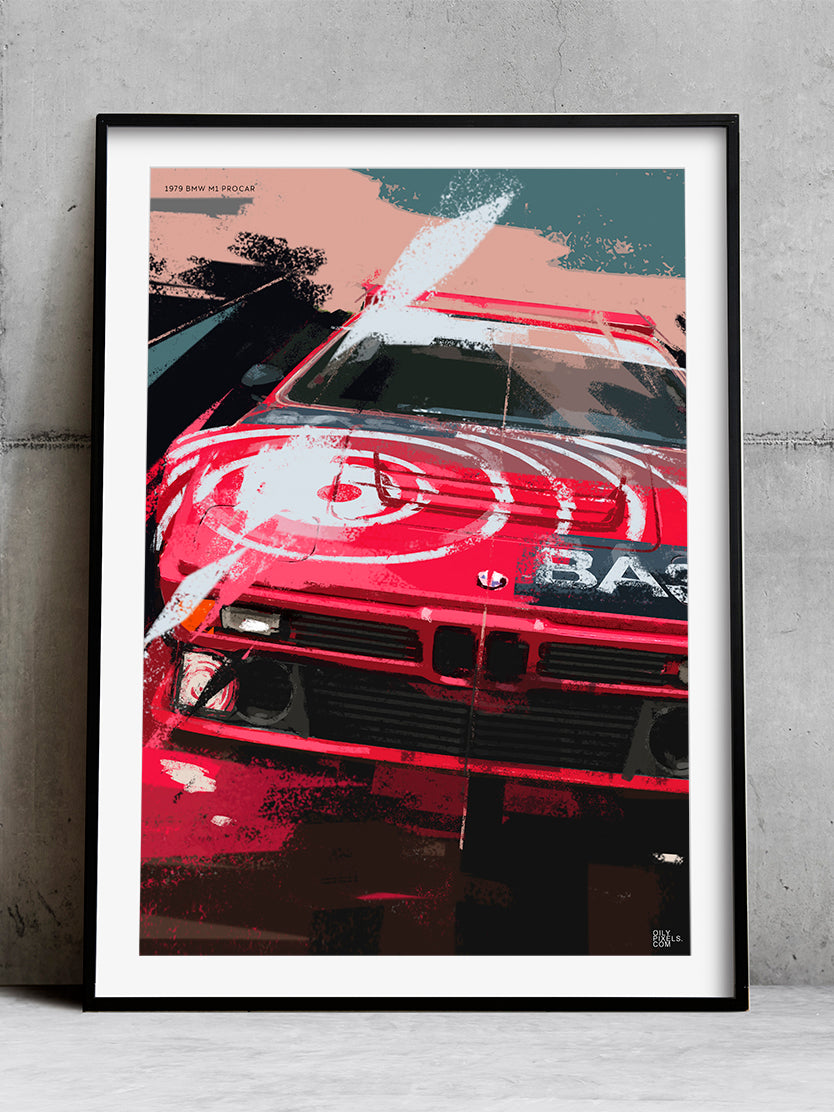 1979 BMW M1 PROCAR BASF front