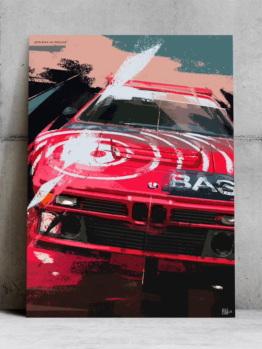1979 BMW M1 PROCAR BASF front