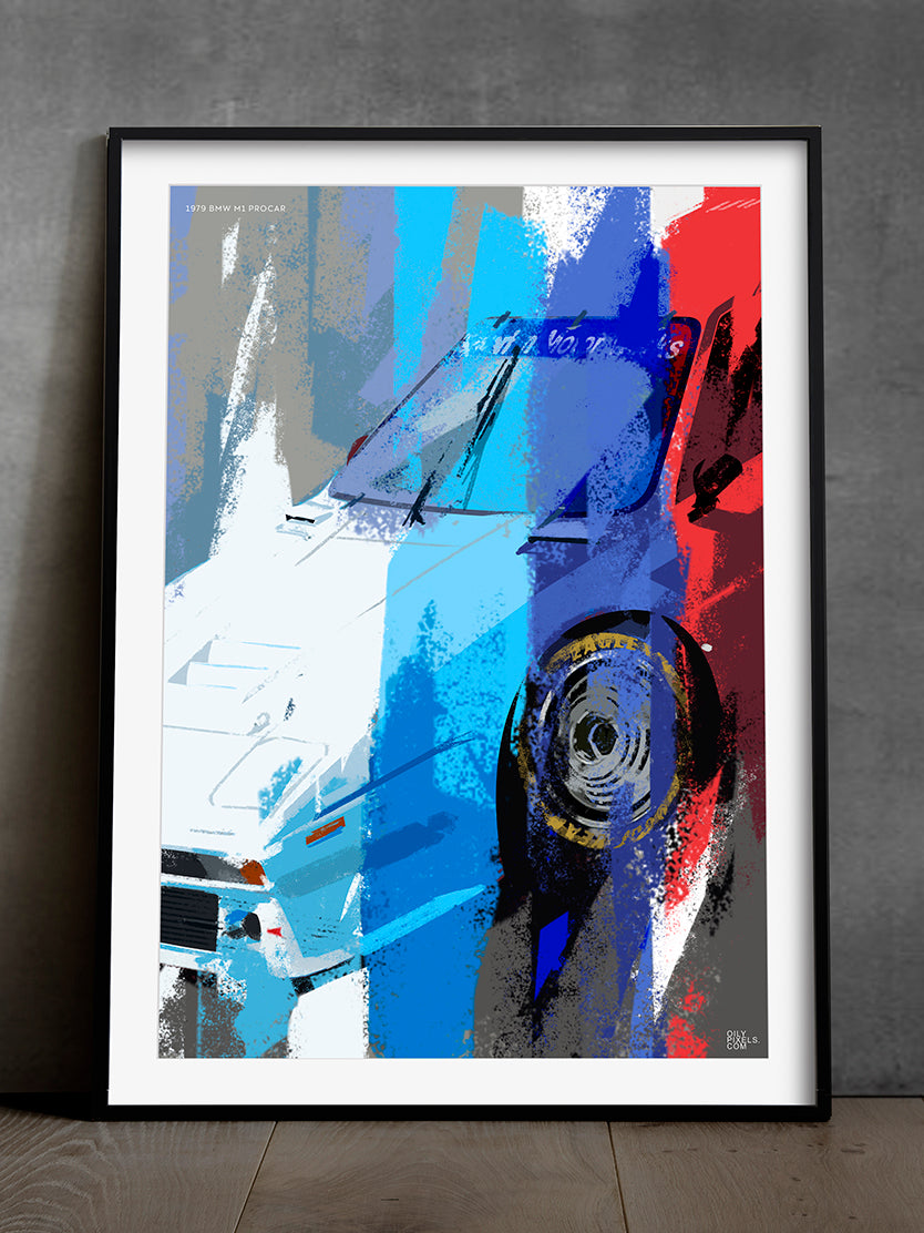 1979 BMW M1 PROCAR stripes