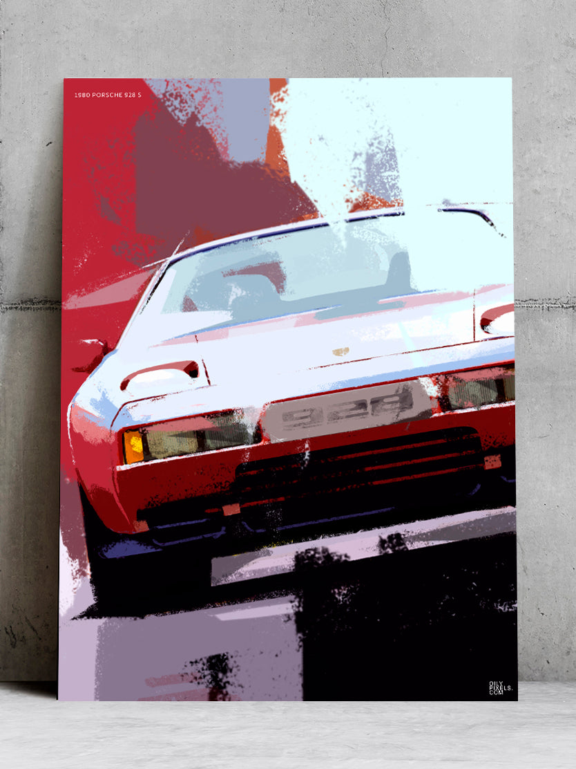 1980 PORSCHE 928 S red