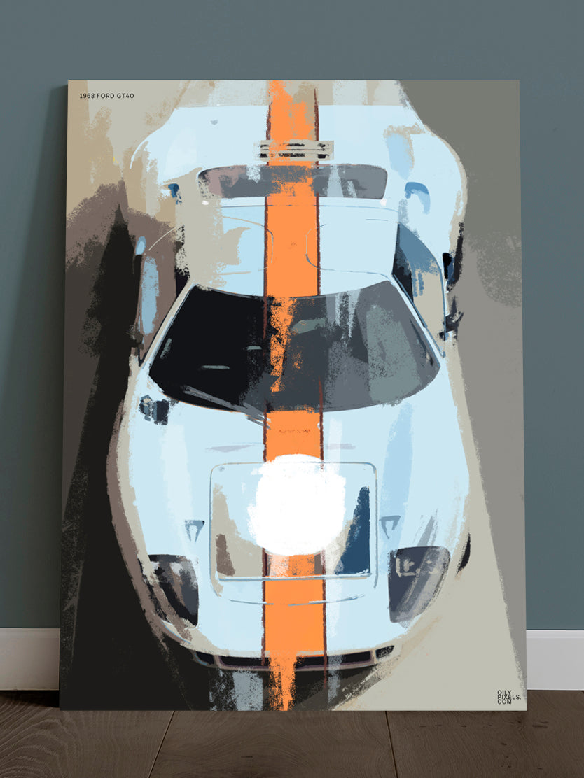1968 FORD GT40 Gulf blue
