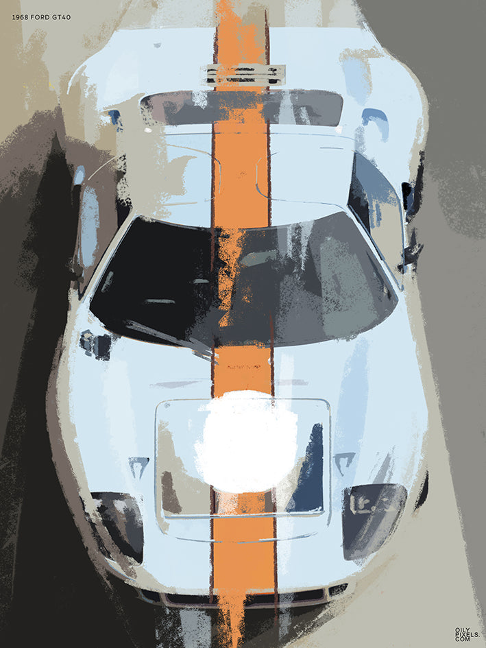 1968 FORD GT40 Gulf blue