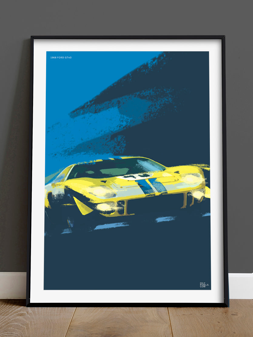 1968 FORD GT40 yellow
