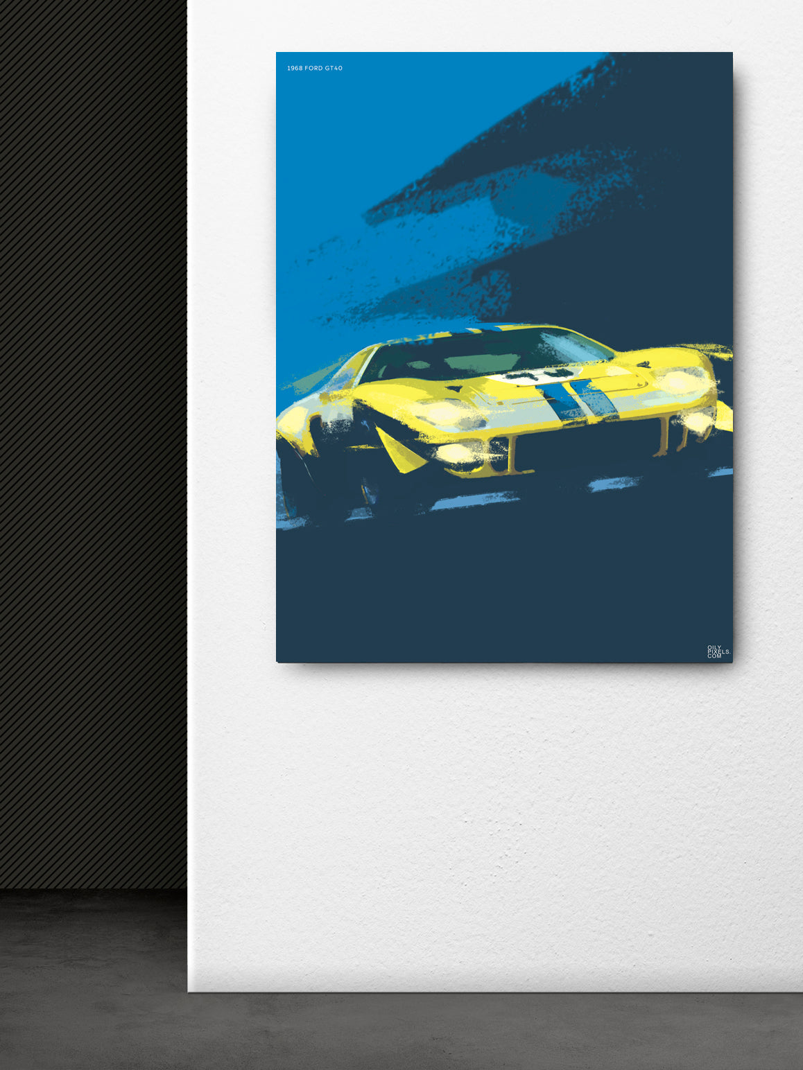 1968 FORD GT40 yellow