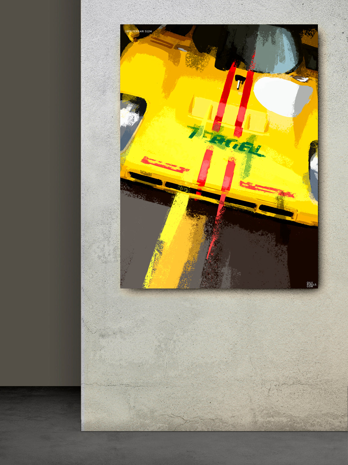 1970 FERRARI 512M yellow 1
