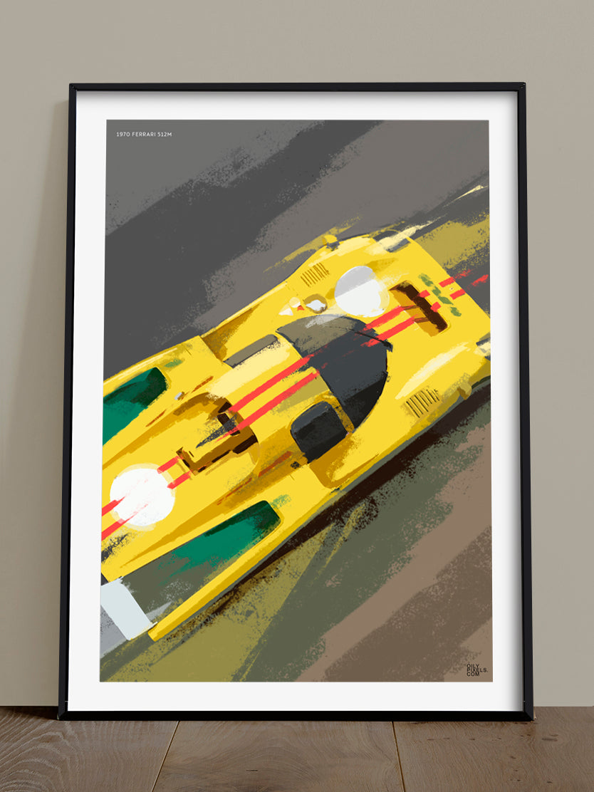 1970 FERRARI 512M yellow 2