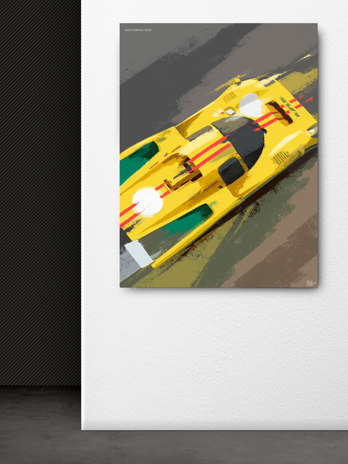 1970 FERRARI 512M yellow 2