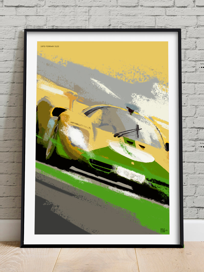 1970 FERRARI 512S yellow