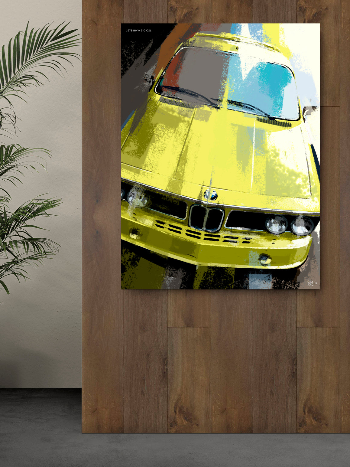 1973 BMW 3.0 CSL yellow