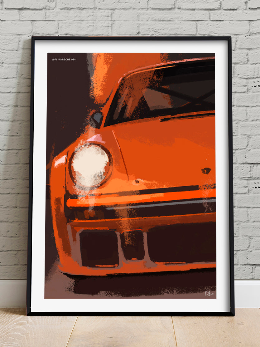 1976 PORSCHE 934 orange