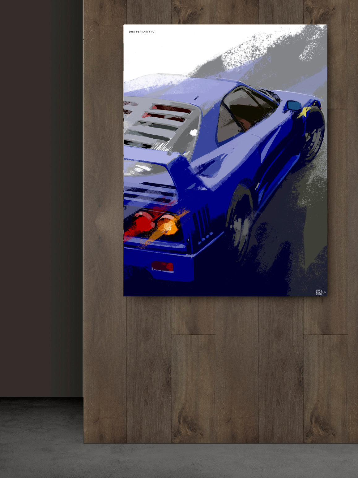 1987 FERRARI F40 blue