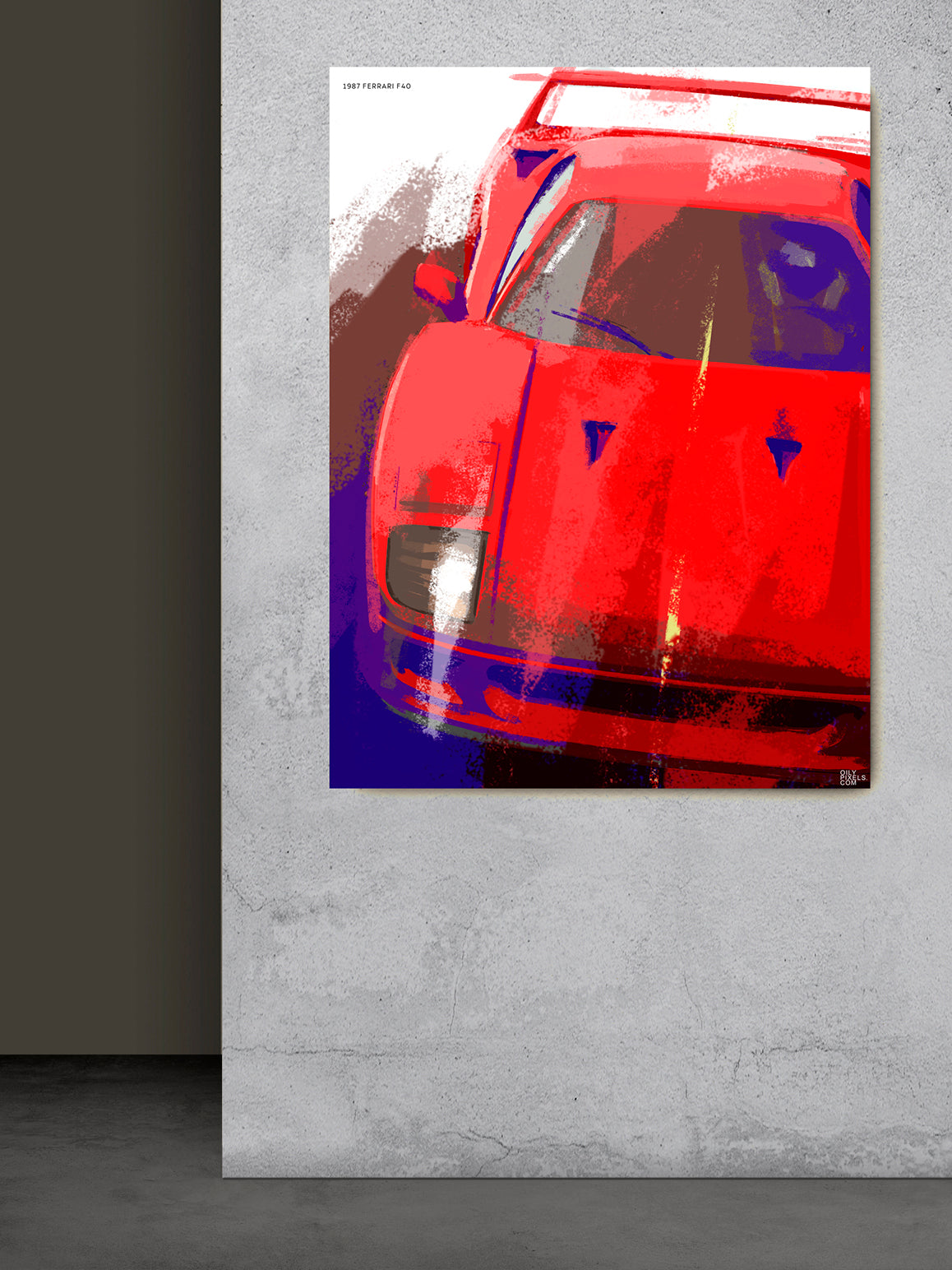 1987 FERRARI F40 red