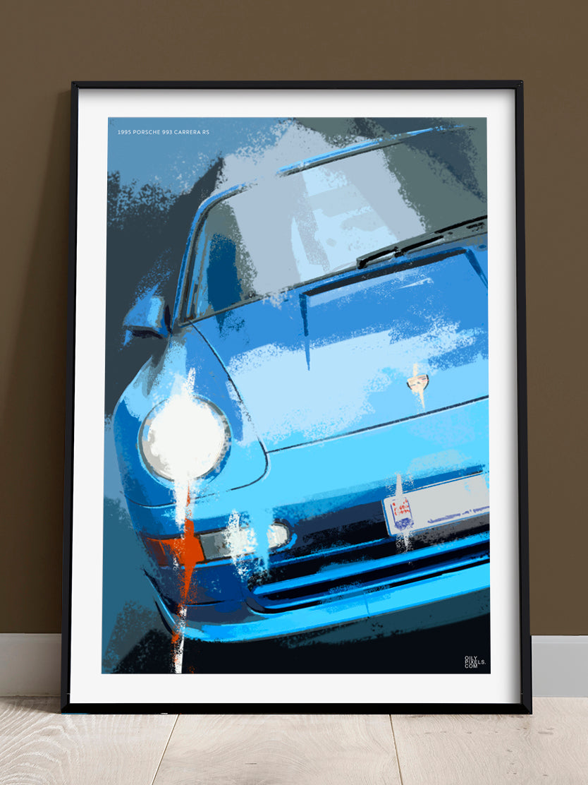 1995 PORSCHE 993 CARRERA RS blue