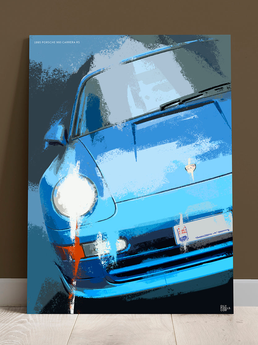 1995 PORSCHE 993 CARRERA RS blue