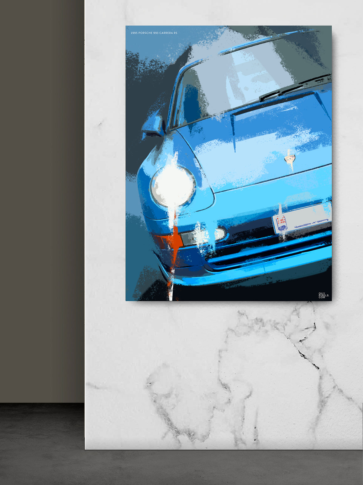 1995 PORSCHE 993 CARRERA RS blue