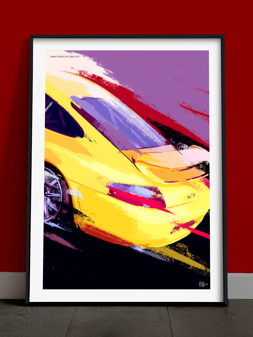 1999 PORSCHE 996 GT3 yellow