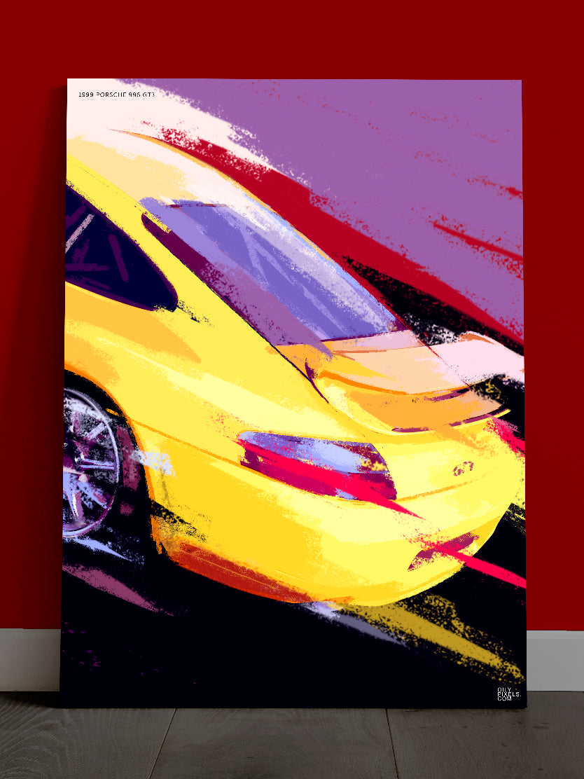1999 PORSCHE 996 GT3 yellow