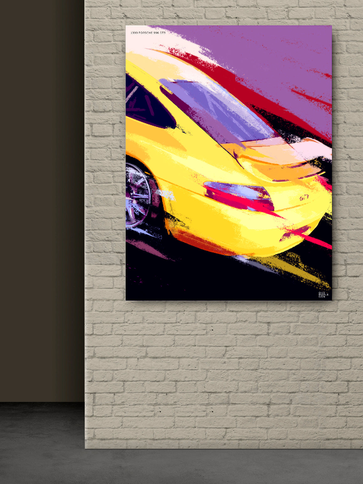 1999 PORSCHE 996 GT3 yellow