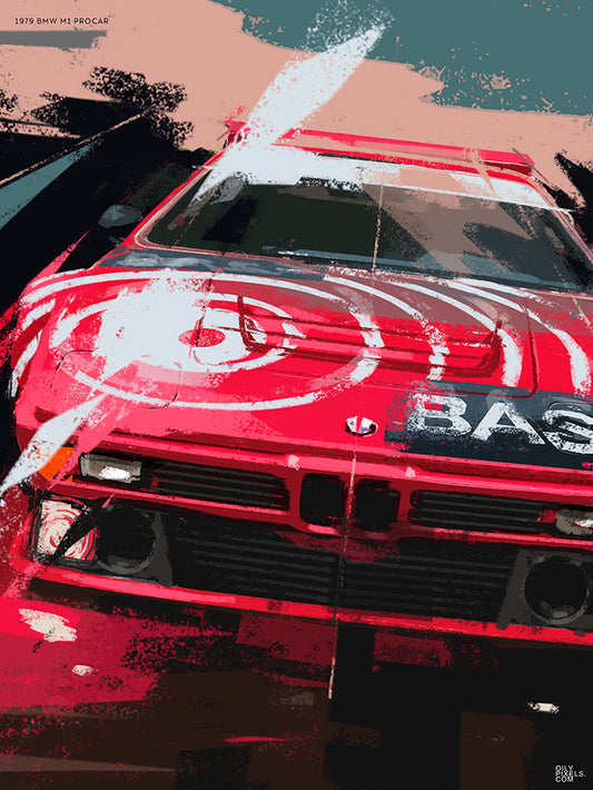 1979 BMW M1 PROCAR BASF front