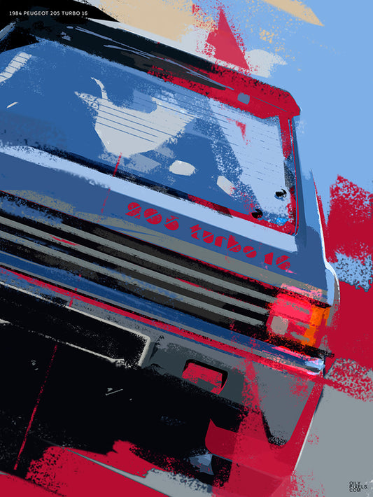 1984 PEUGEOT 205 TURBO 16 rear