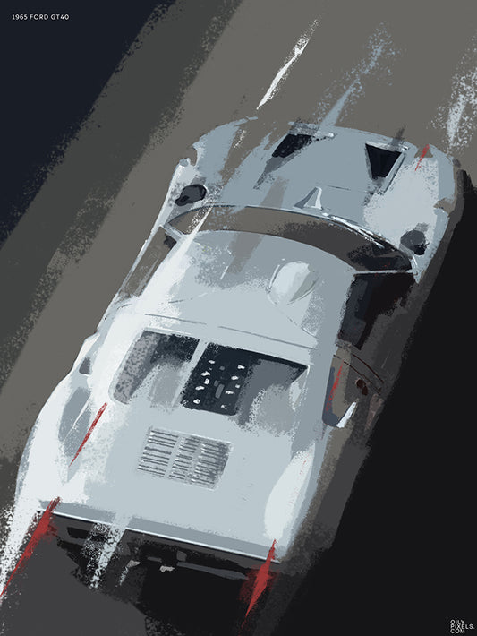 1965 FORD GT40 silver